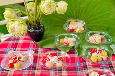 Gìn giữ nét đẹp truyền thống qua từng viên bánh trôi của bé trong ngày Tết Hàn thực tại trường MN Đông Thành
