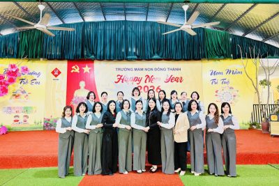 Trường Mầm non Đông Thành chào đón đoàn công tác trường Mầm non Thượng Lan đến thăm quan và giao lưu